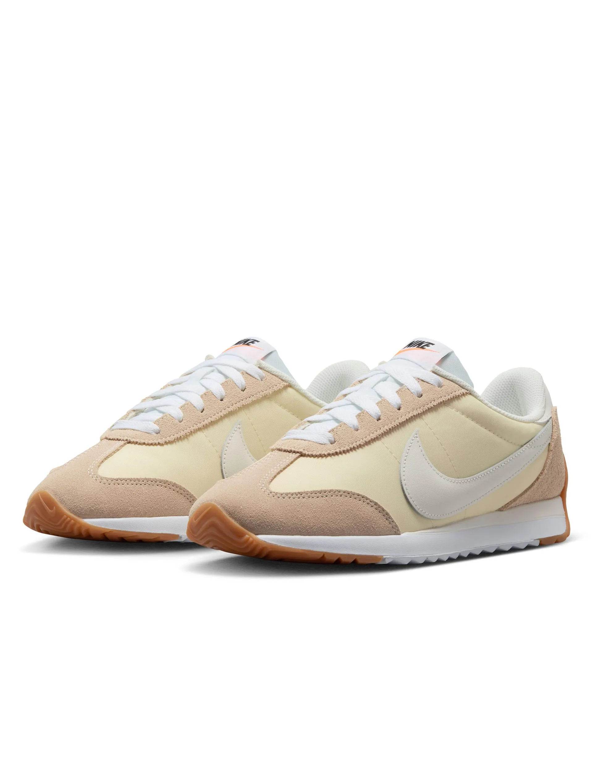 Slip   On Style Functional Fit Pacific Shoes - Muslin/White/Safety Orange/Sail