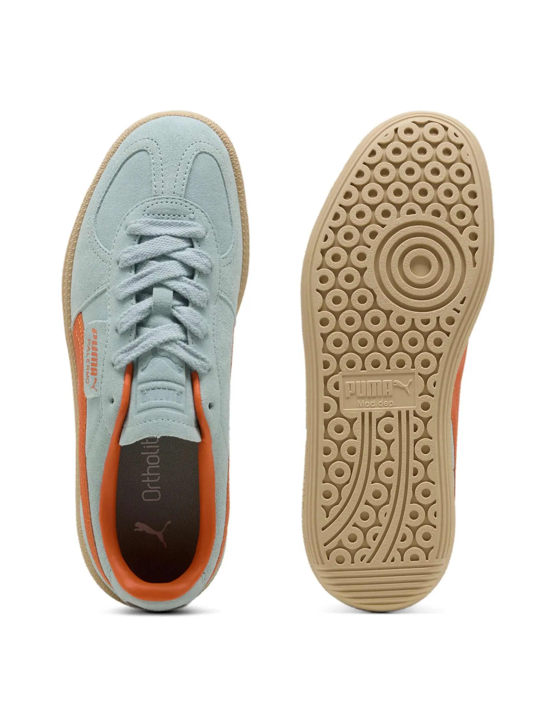 Palermo Sneakers - Modern Mint/Maple Syrup Coastal Mood