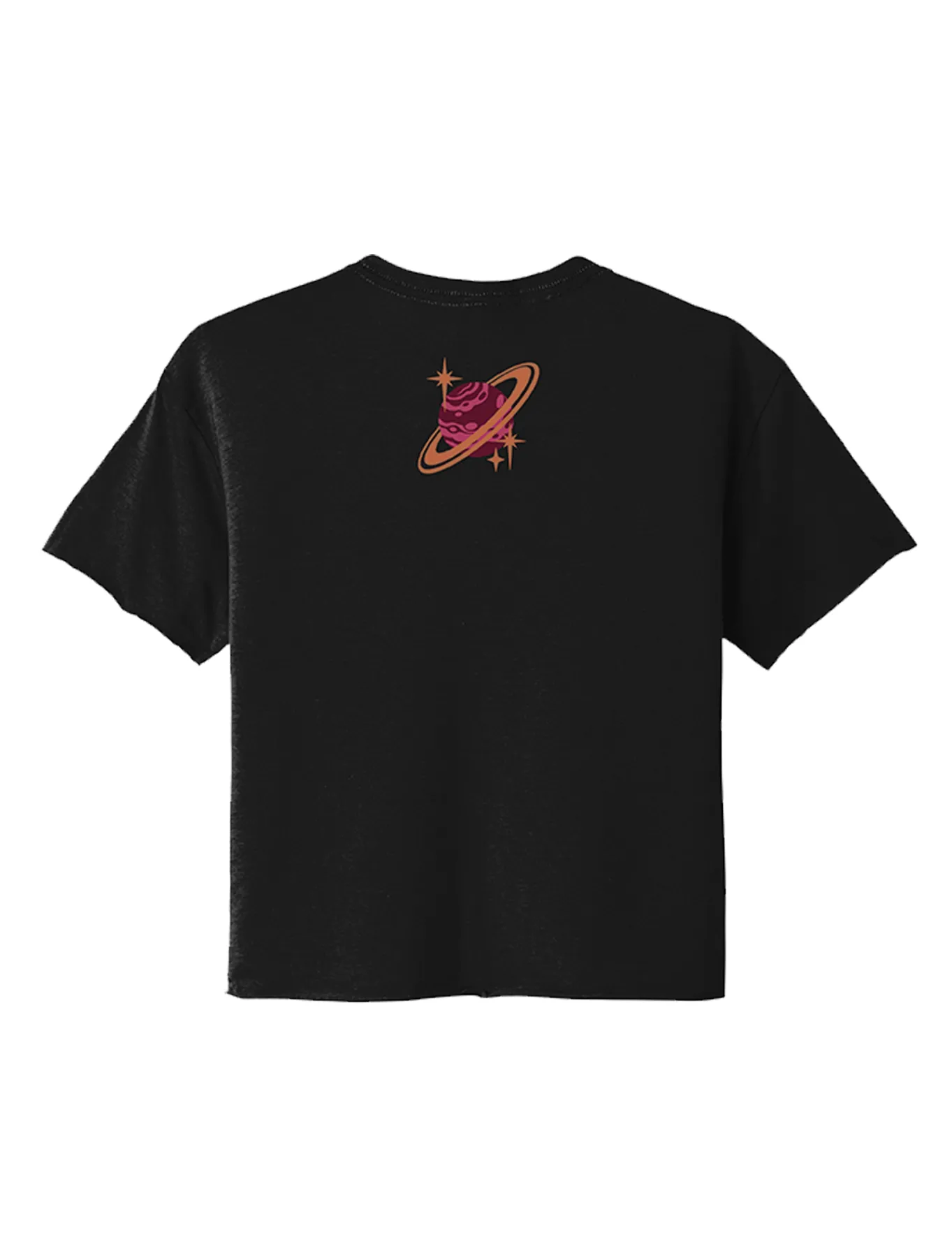 Sleek Waistband Athletic and Cool Space Gal ?? Cropped T-Shirt