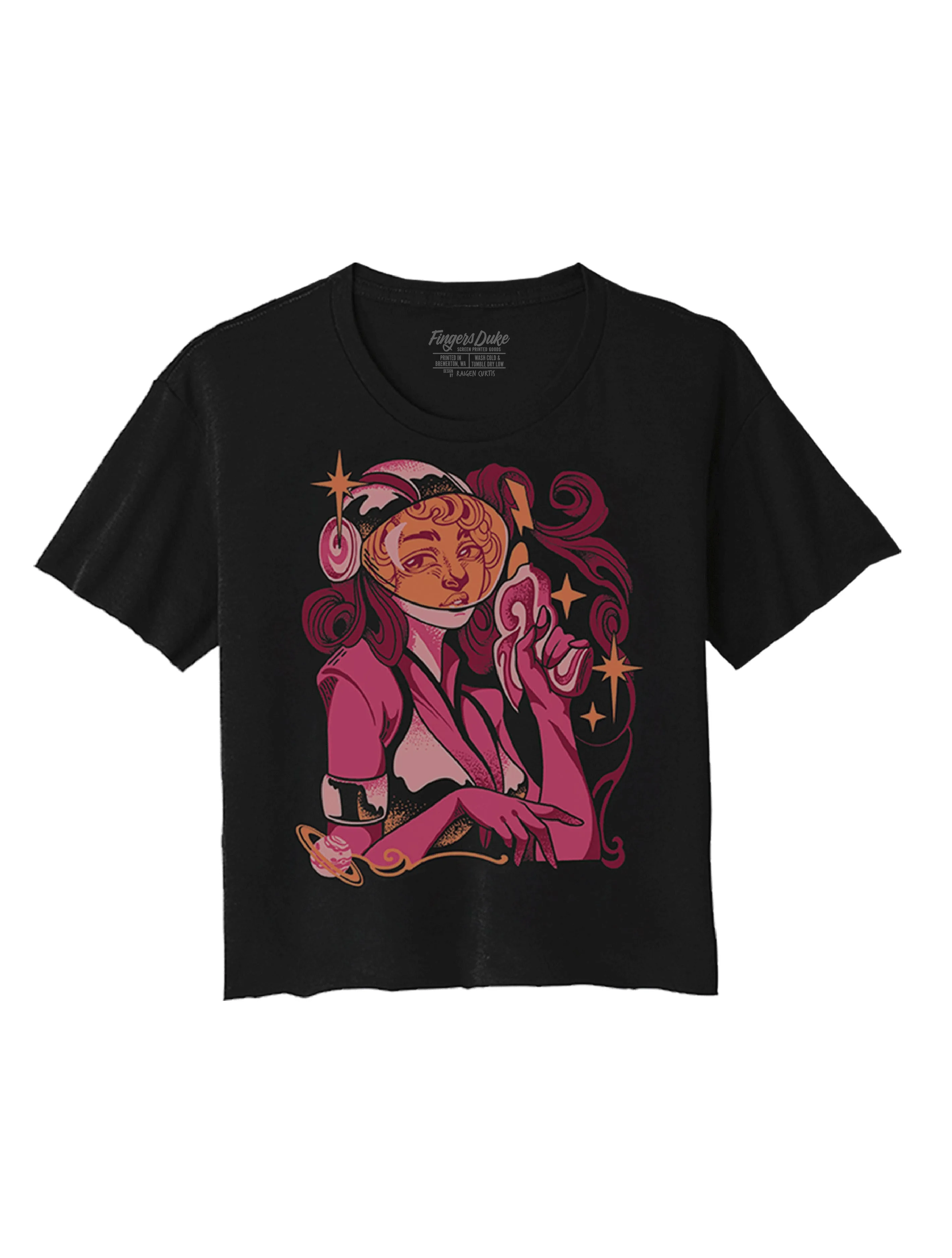 funky Active Style Space Gal ?? Cropped T-Shirt