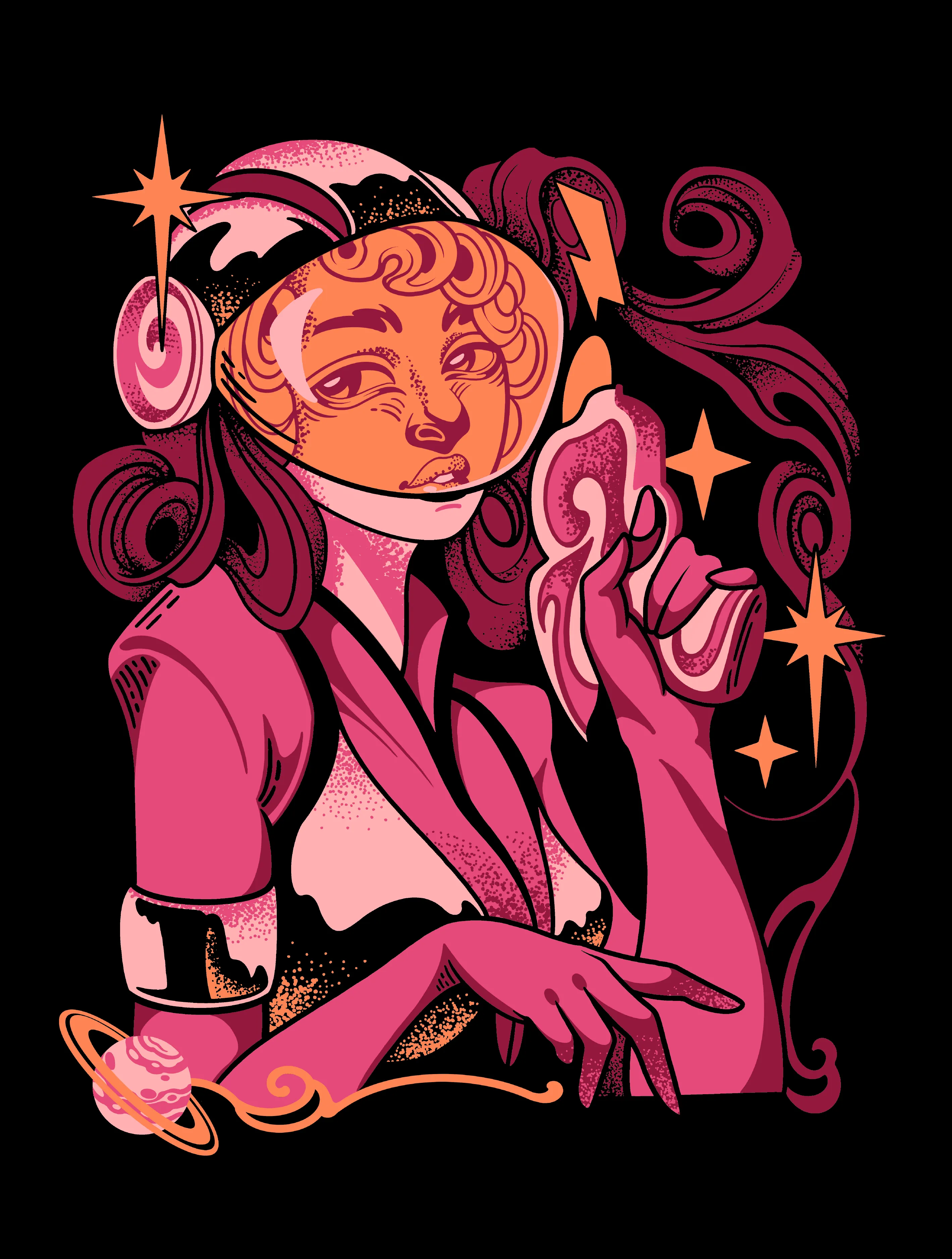 Space Gal ?? Cropped T-Shirt Fashion Comfort