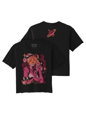 Wrinkle Resistant Cloth Space Gal ?? Cropped T-Shirt