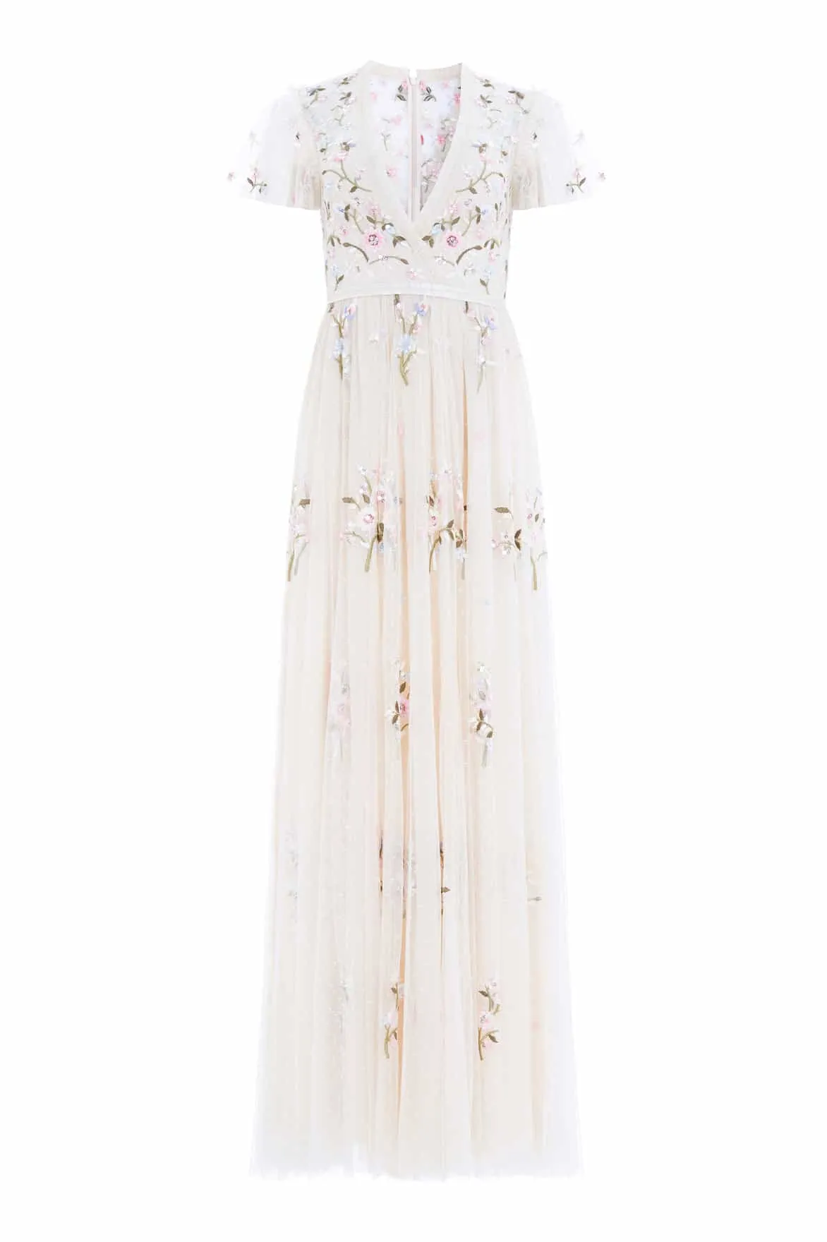 Petunia Cap Sleeve Gown Flattering Lines