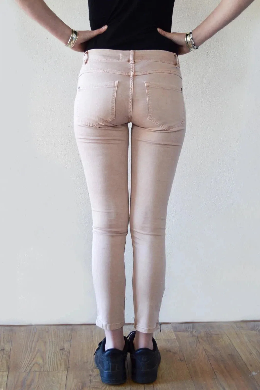 Outdoor Adventure Stylish Family Style Skinny Ankle Grazer Jeans