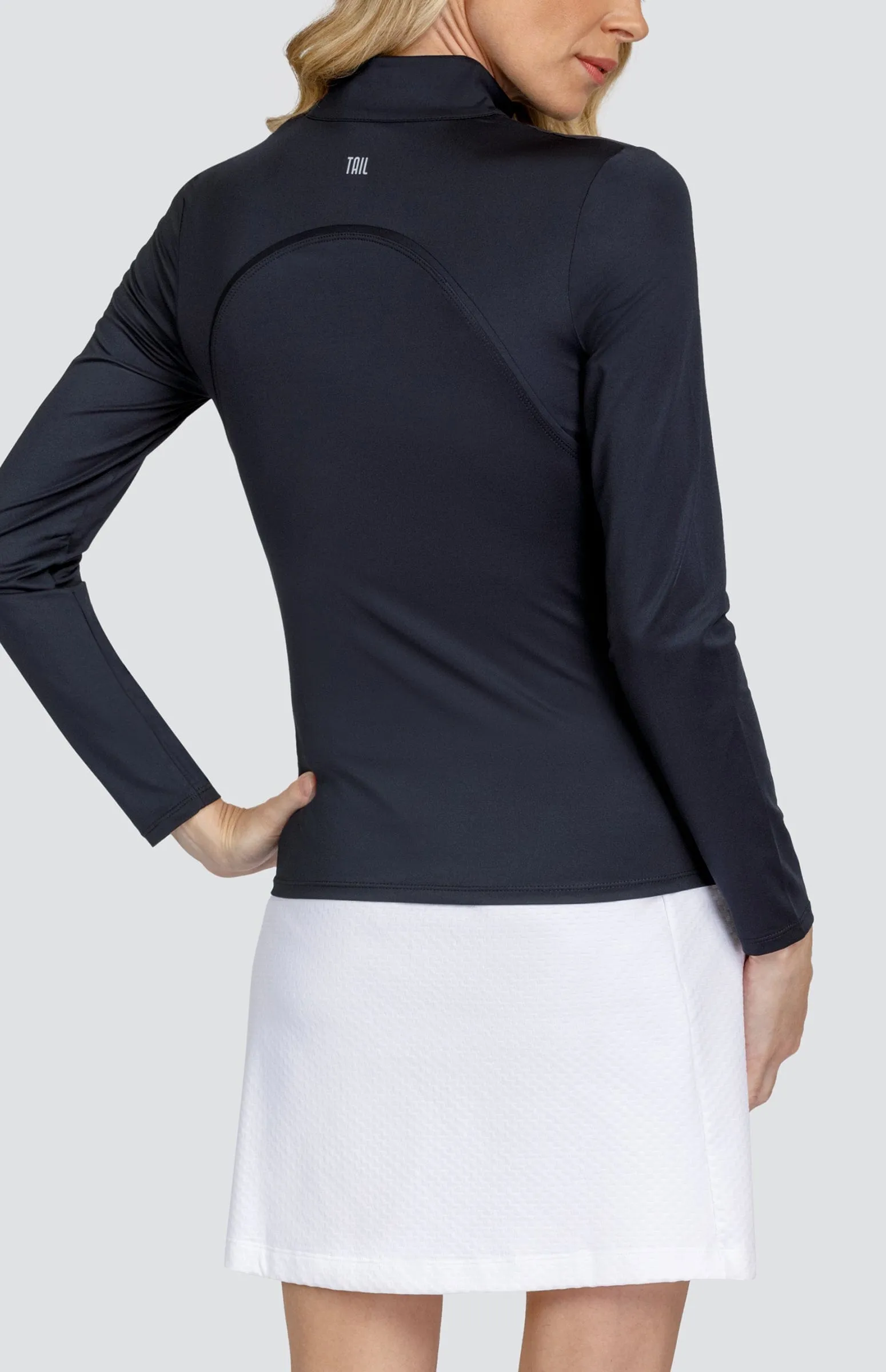 Sleek Layer Simple Layer Amelia Top - Onyx Black - FINAL SALE