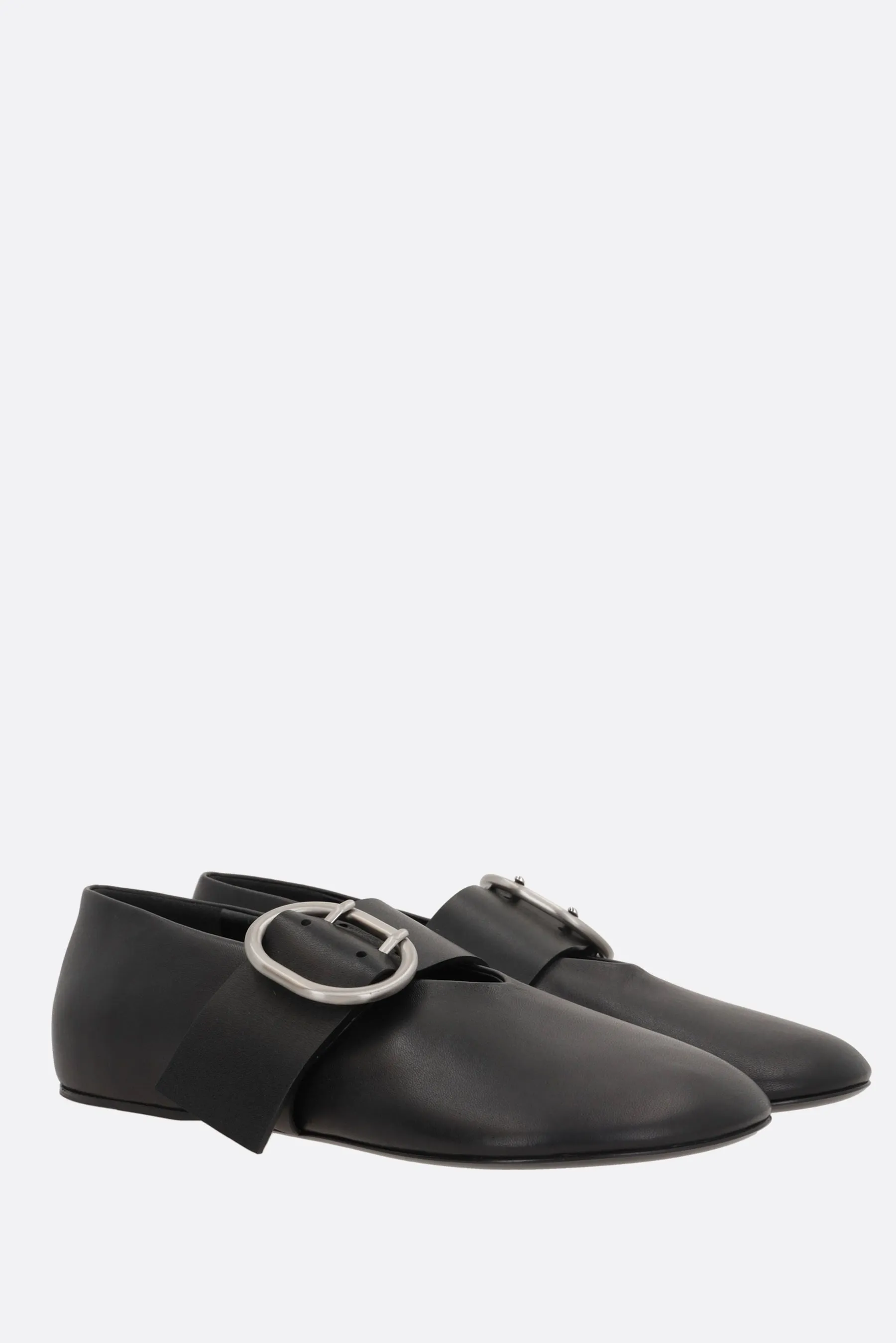 Stylish Design Comfort Padding nappa ballerinas with Cannolo buckle