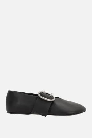 nappa ballerinas with Cannolo buckle Travel Ease River Jog
