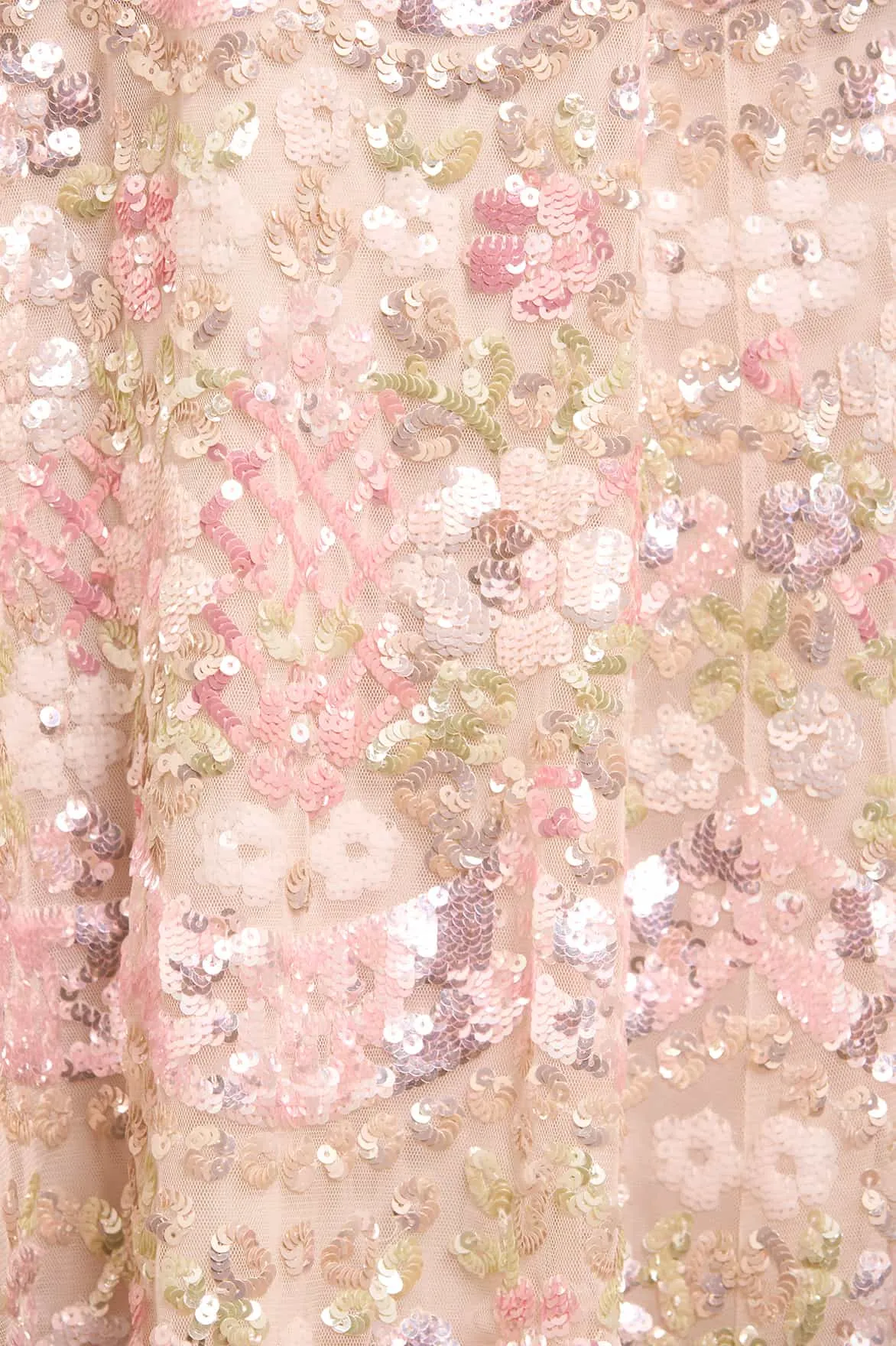 Garden Delight Gloss Ankle Gown Eye Appeal Gentle Fit