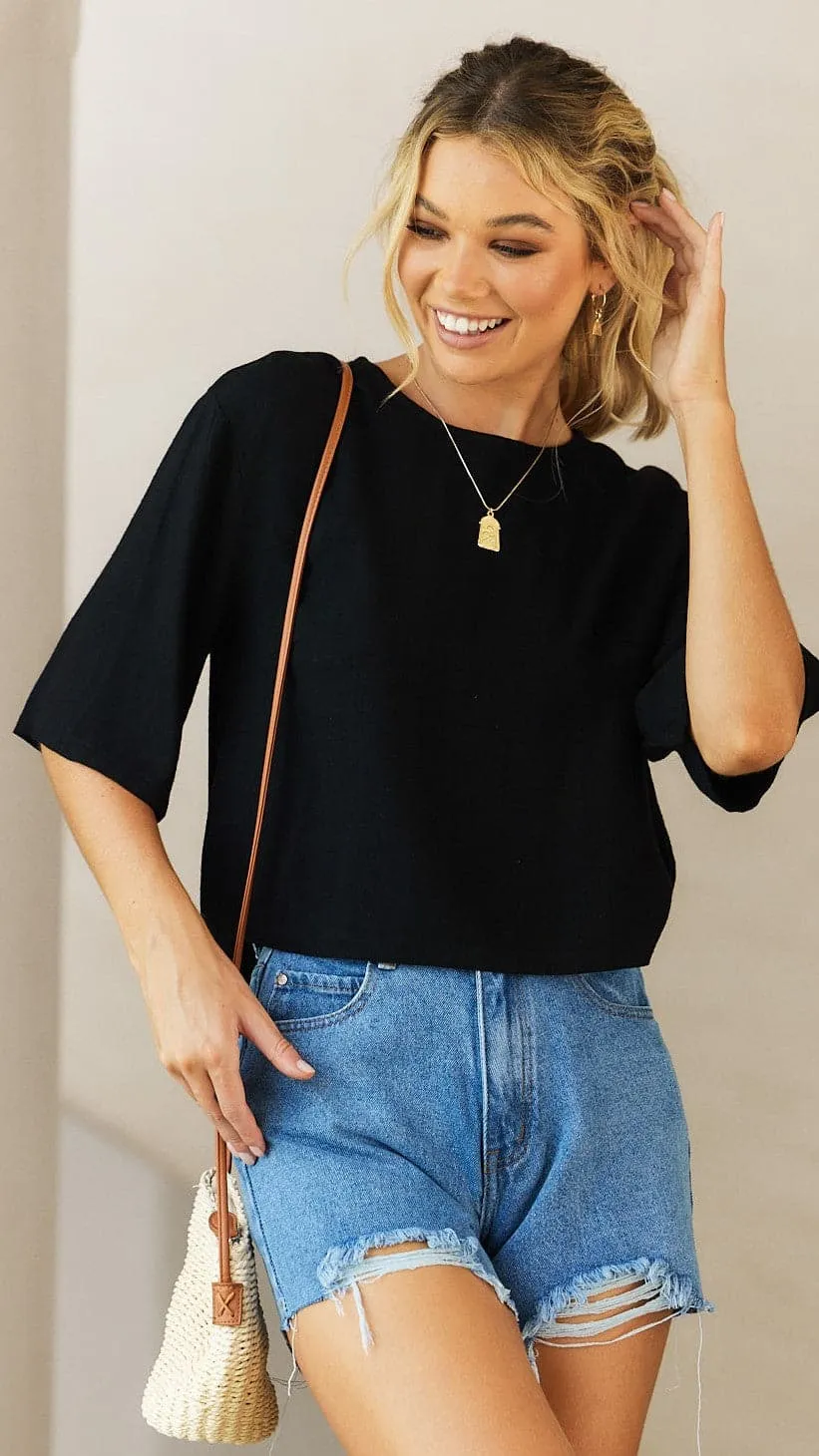 Athletic Apparel Charlotte Top - Black