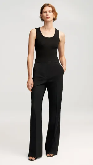 Comfortable Leg Prince Trouser in Seasonless Wool | Black