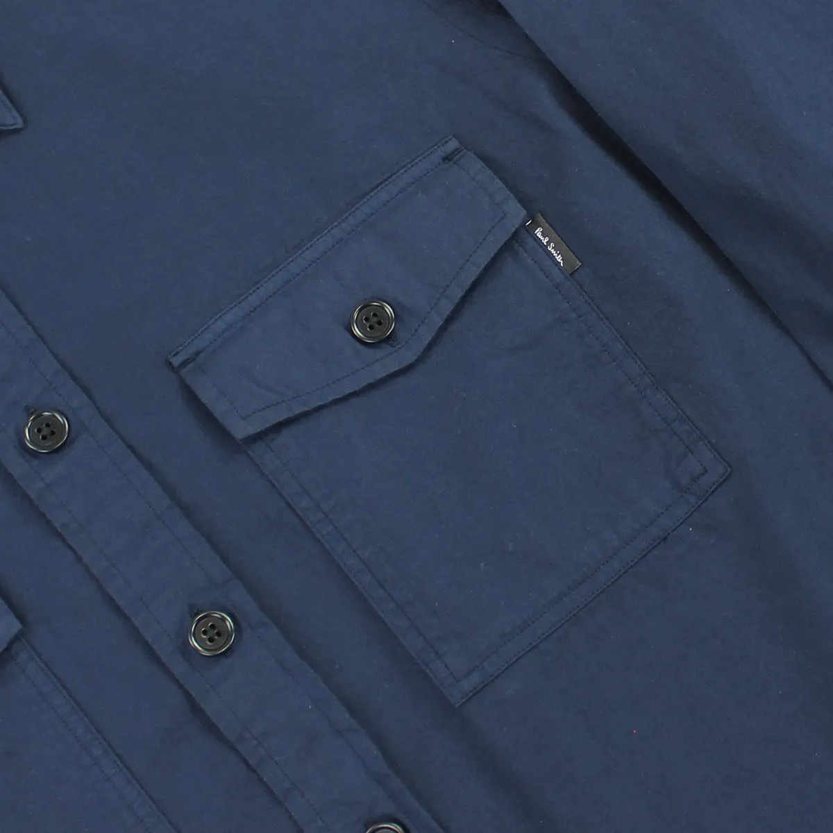 PS Paul Smith - Patch Pocket Shirt in Inky Blue Chilly Day Essentials