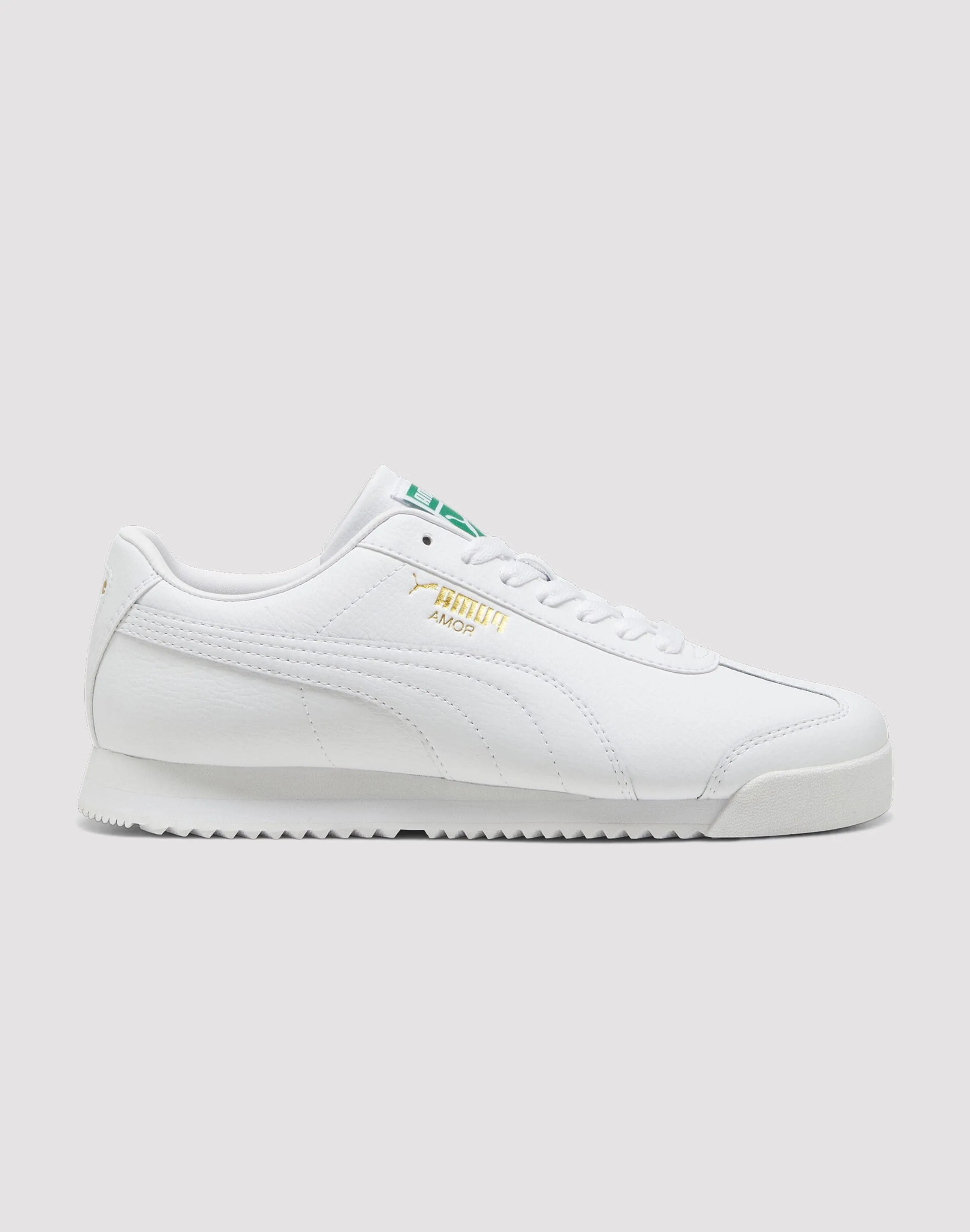 Puma Roma Basic "White" molded footbed shoes