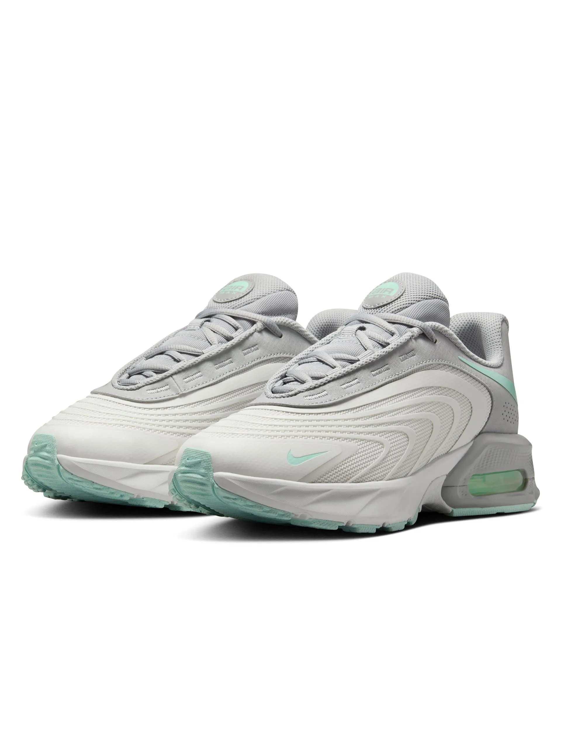 Wear Ready Air Max Fire Shoes - Summit White/Mint Foam/Light Smoke Grey
