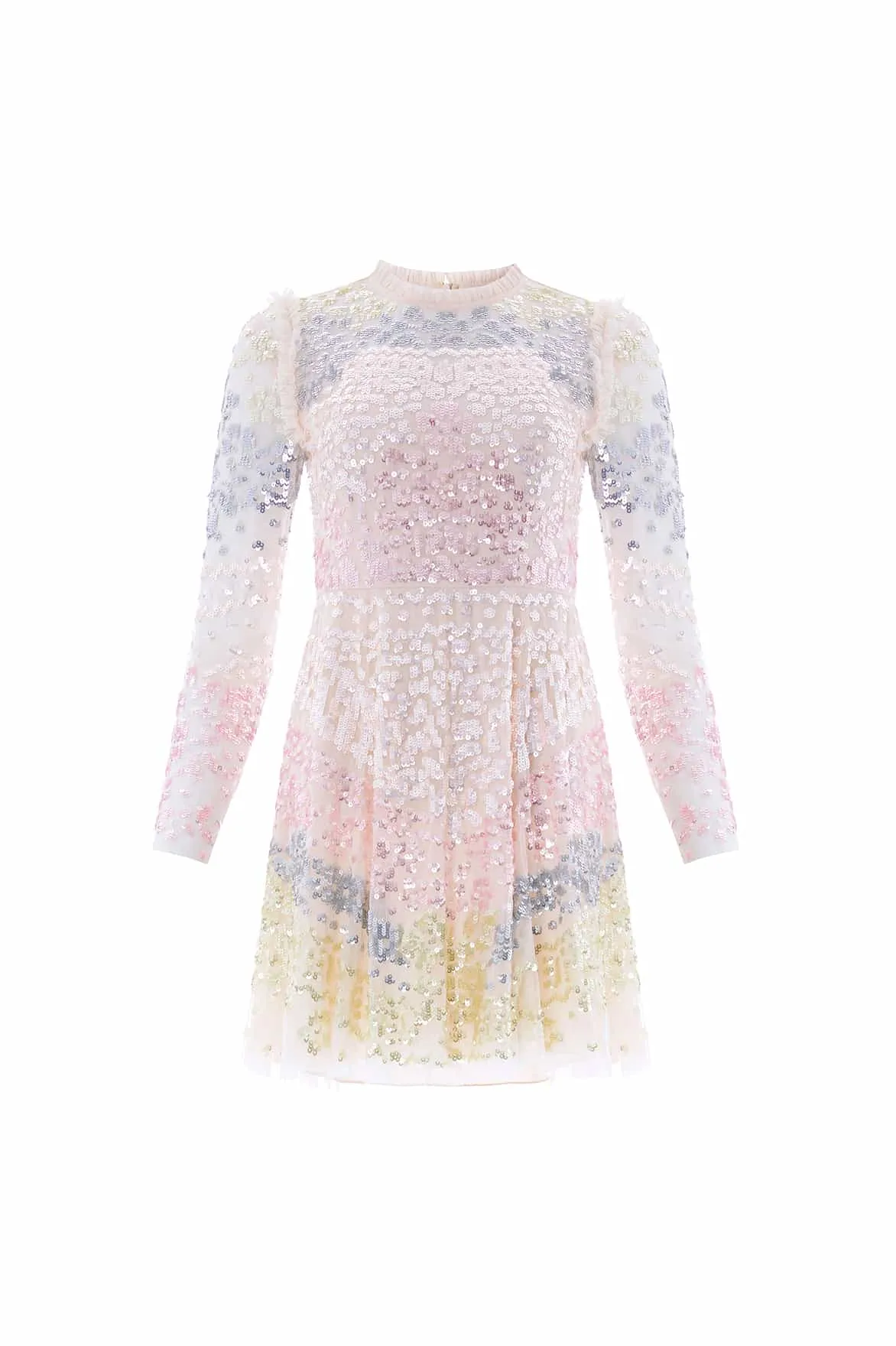 Angeline Sequin Mini Dress Office Shape Night Ready