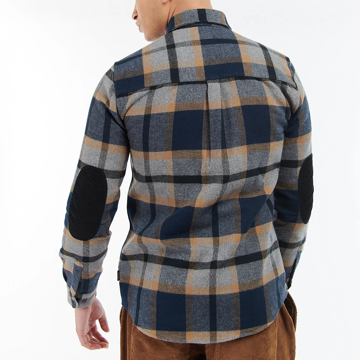 Barbour - Rhodell Tailored Fit Shirt in Grey Marl Trendy Comfort Wear