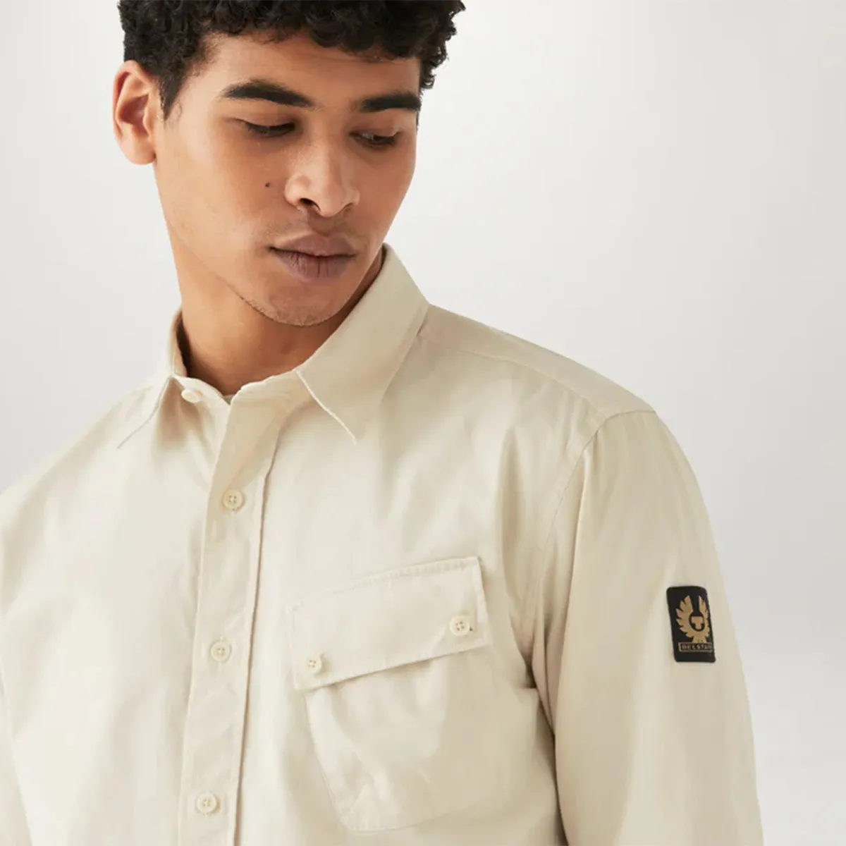 Belstaff - Pitch Shirt in Fawn Casual Fit