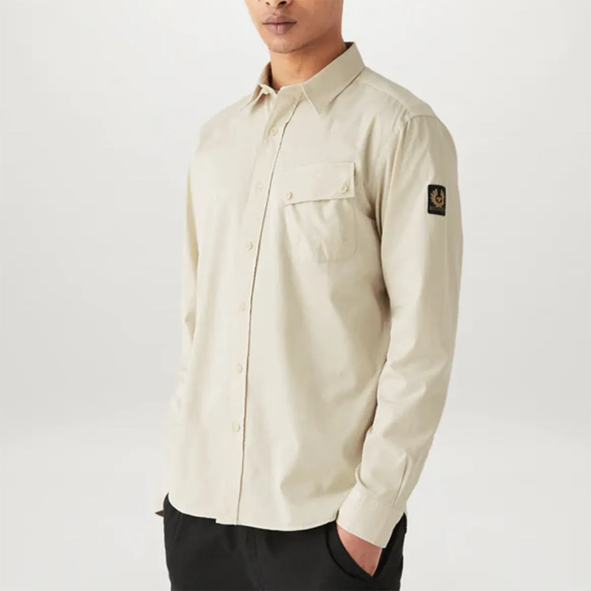 Belstaff - Pitch Shirt in Fawn Soft and Stylish