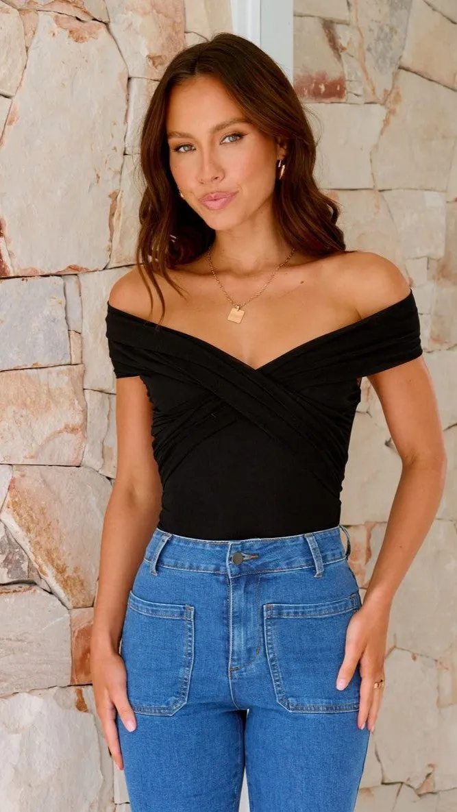 Haiku Bodysuit - Black Eco Wear