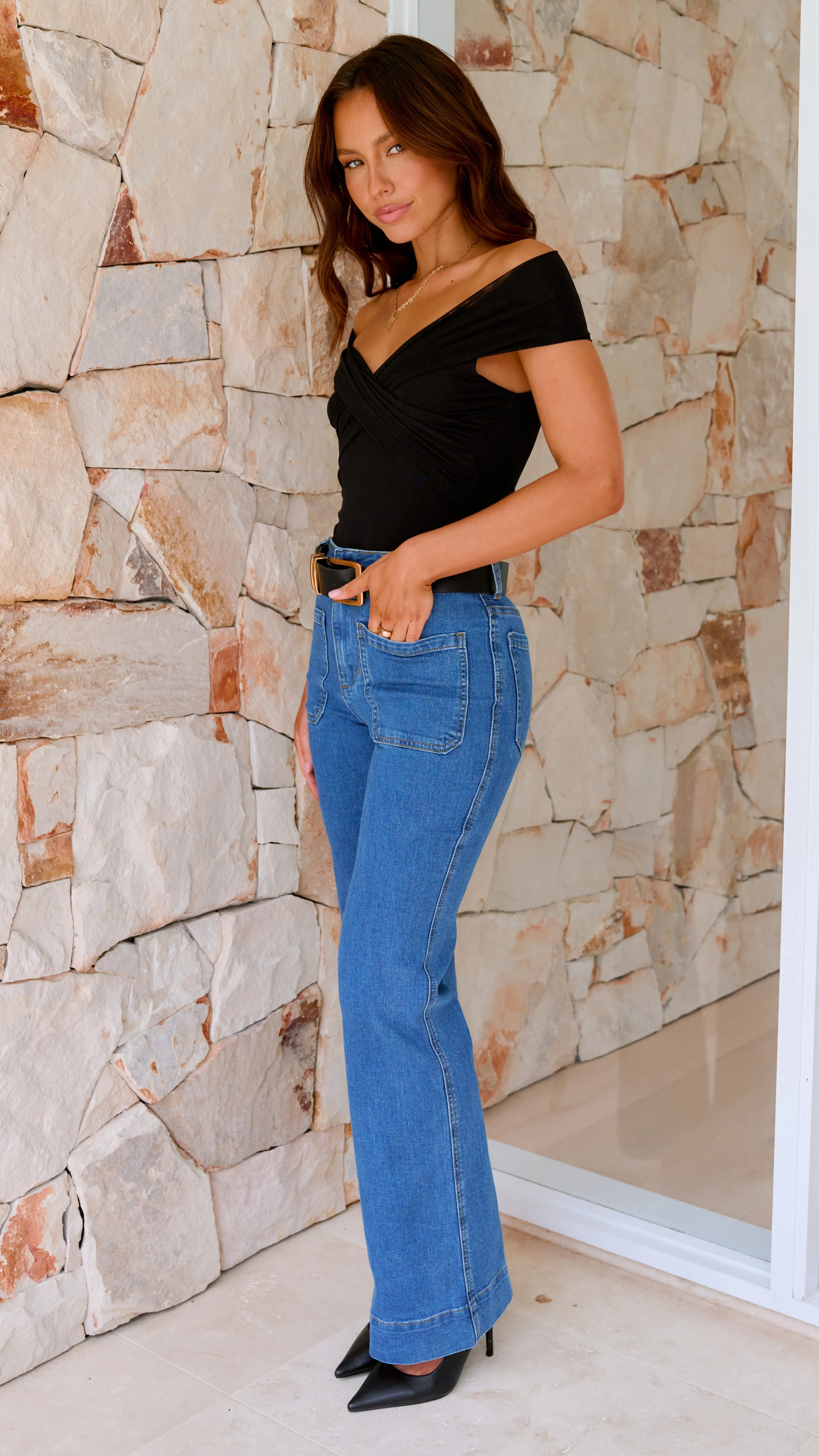 Haiku Bodysuit - Black Flexible Fabric Blend