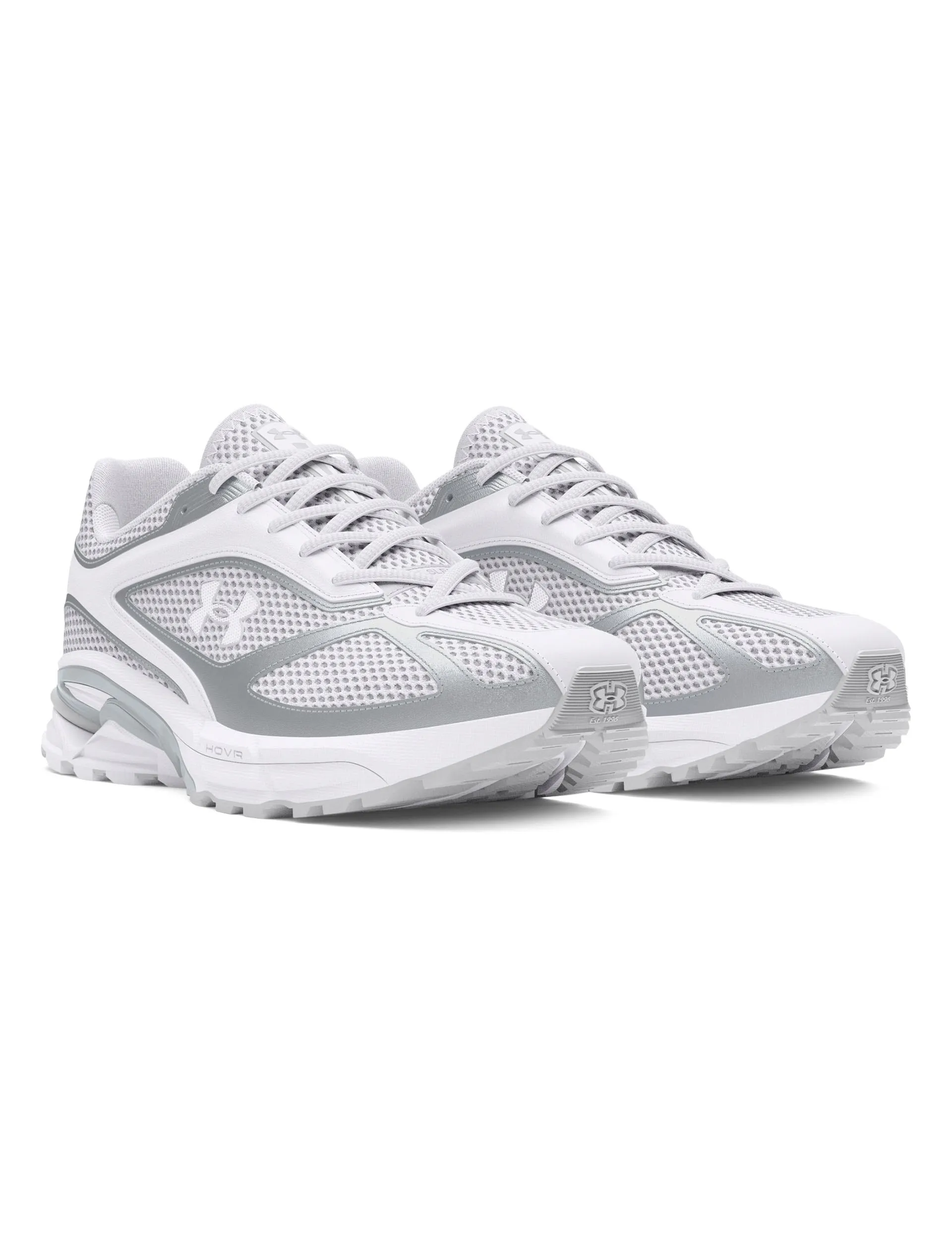 Smooth Feel Air Comfort Apparition Shoes - White/Metallic Silver/Halo Gray