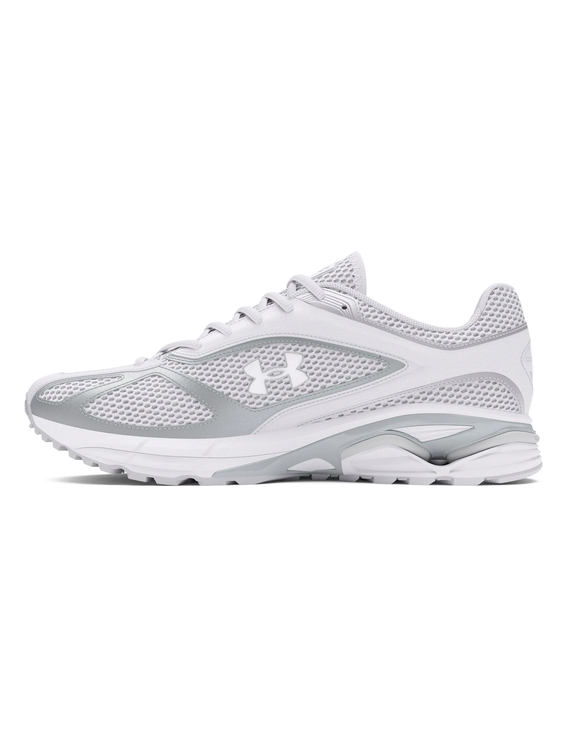 Apparition Shoes - White/Metallic Silver/Halo Gray Campus Run Supportive Fit