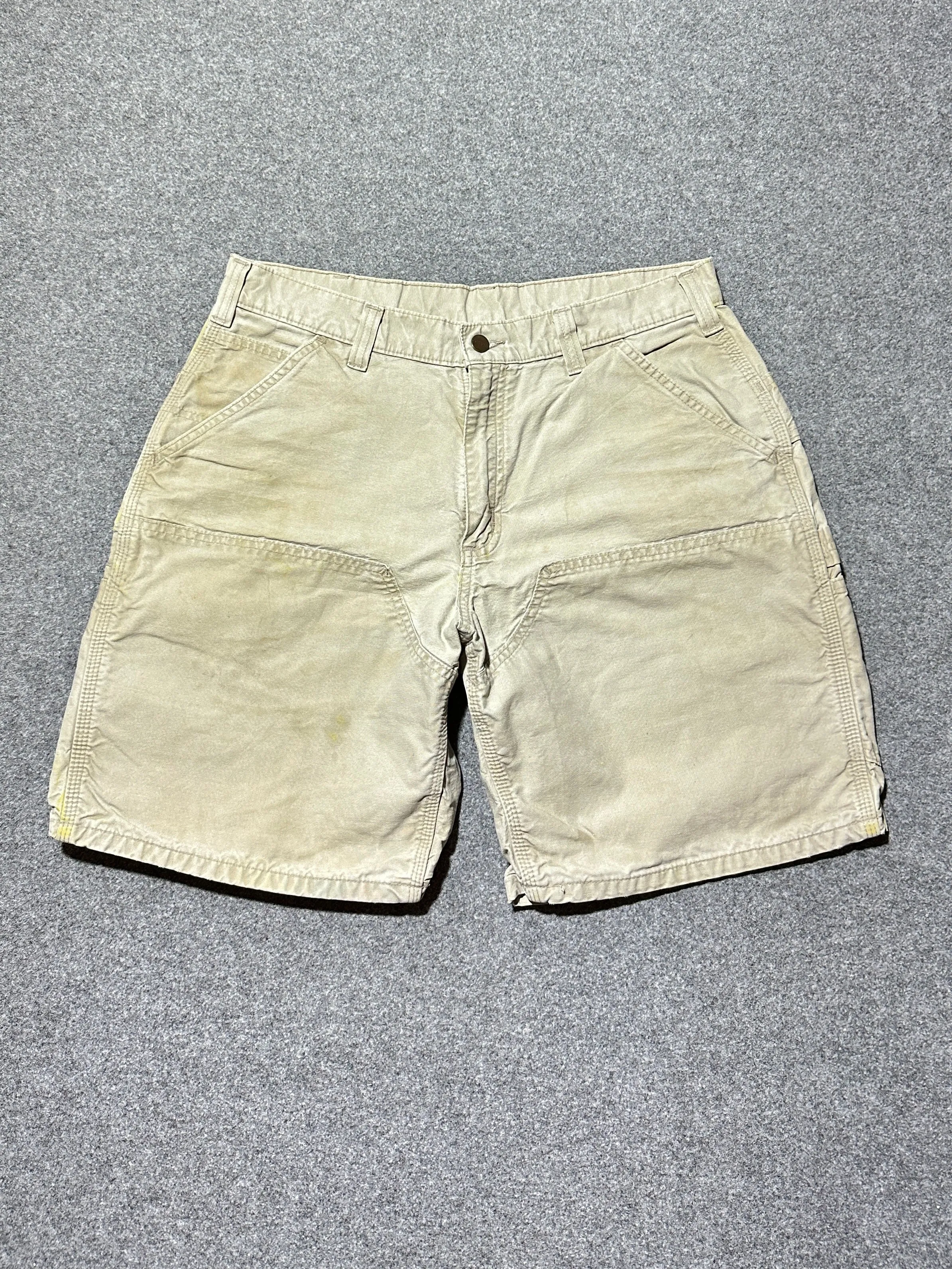 Urban Style Flexible Stretch Waist Carhartt double knee shorts (34)