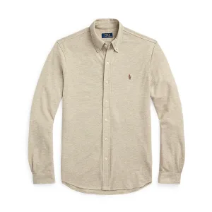 Abrasion Resistant Fabric Active Flex Ralph Lauren - Featherweight Mesh Shirt in Light Beige