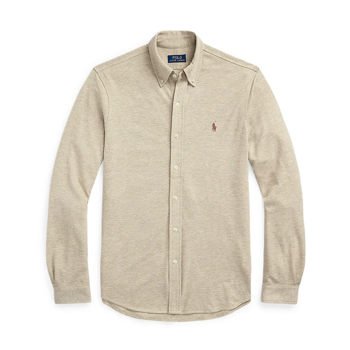 Abrasion Resistant Fabric Active Flex Ralph Lauren - Featherweight Mesh Shirt in Light Beige
