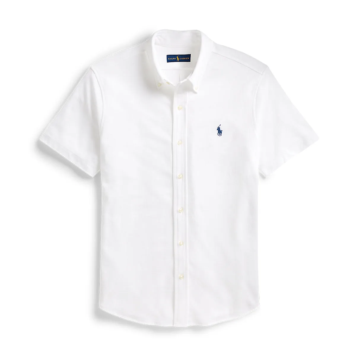 Easter Sporty Comfort Wear Ralph Lauren - Featherweight Mesh SS Shirt in White