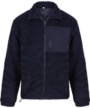 Running Layer Recycled sherpa fleece | NAVY