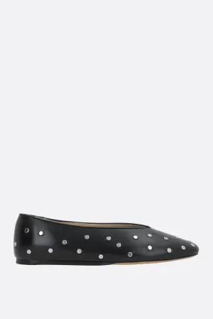 Regency slippers in studded leather Modern Design