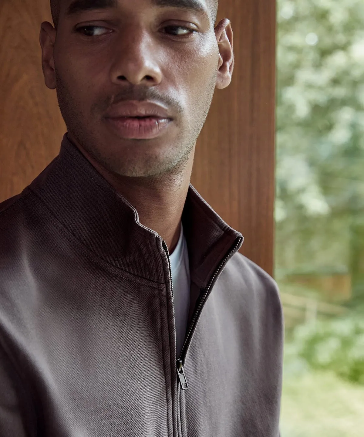 Street Function Trail Comfort Regular Fit Quarter Zip Pique Sweatshirt | NAVY