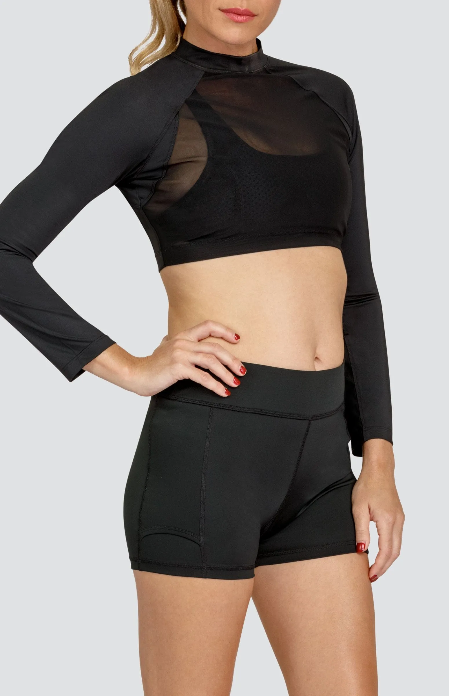 Edie Layering Top - Onyx Black - FINAL SALE Street Ready SeamFreeShoulders