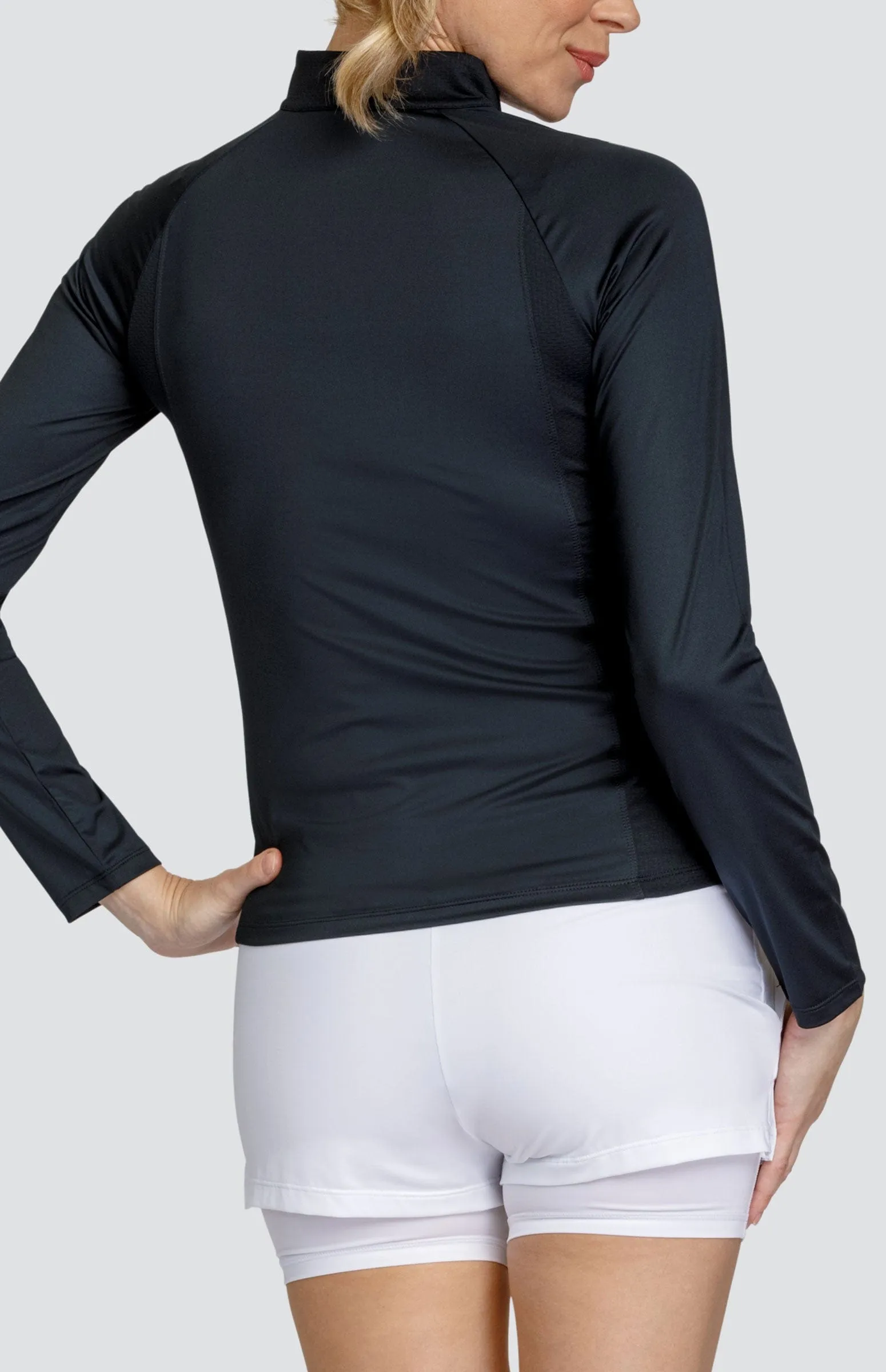 High-End Quality QuickDry Imelda Top - Onyx Black - FINAL SALE