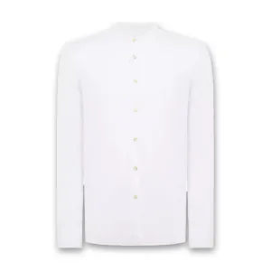 Remus - Regular Fit Tencel-Blend Shirt in White Stylish Wearable