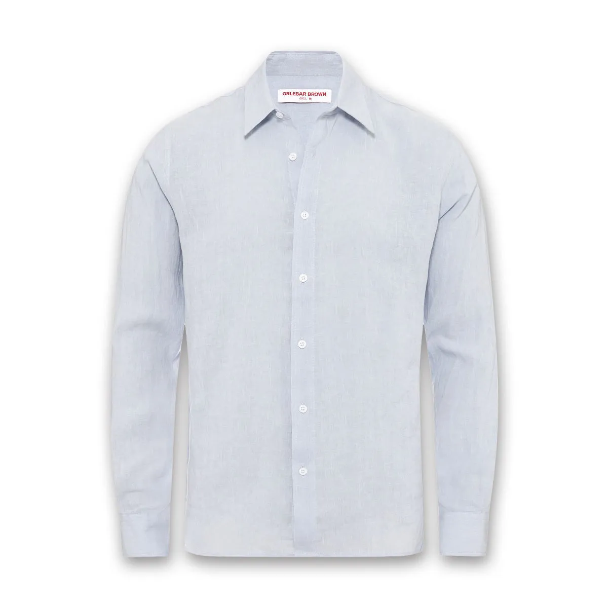 LayeredHemDetails Quick Fit Orlebar Brown - Justin Linen Shirt in Hush