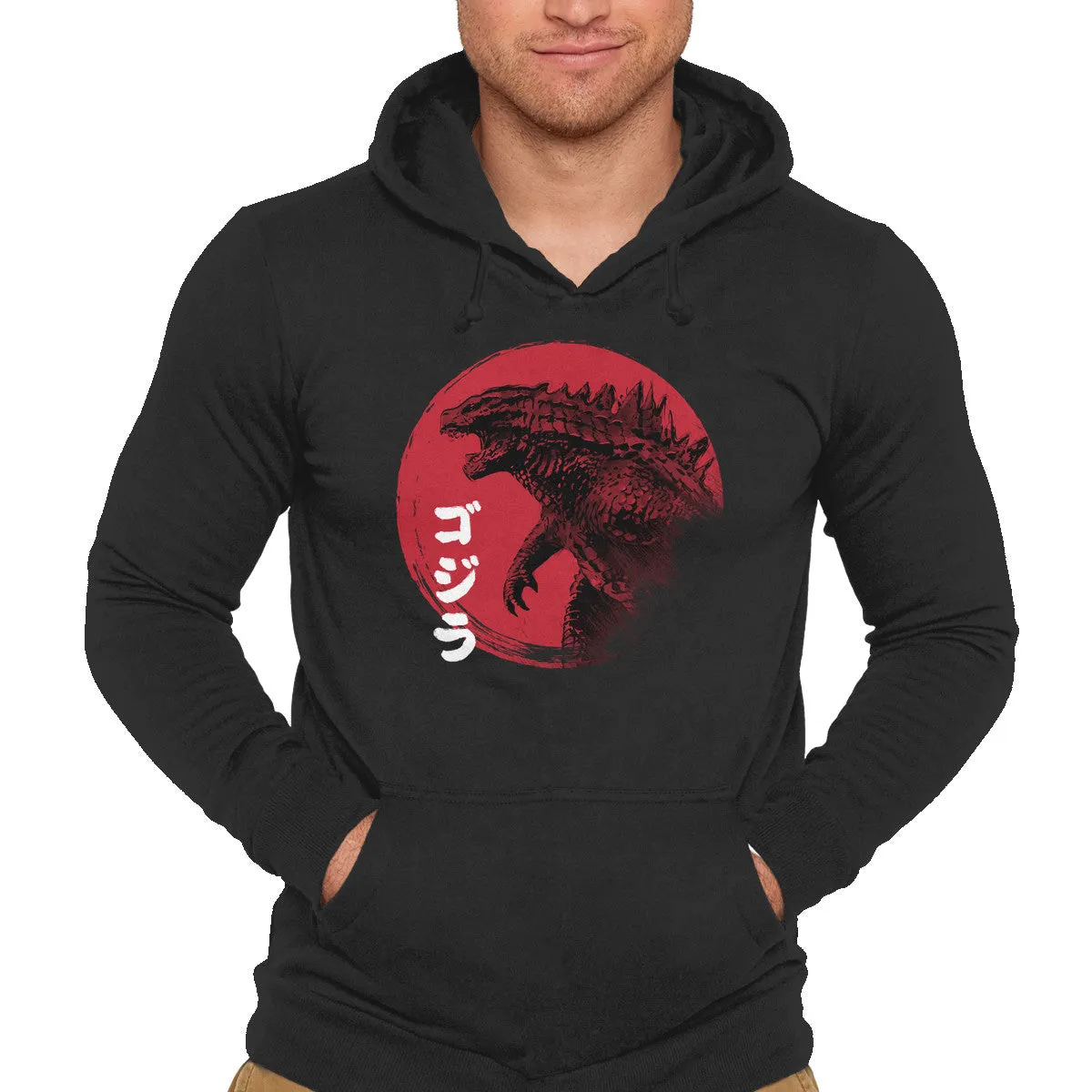 Fashion Wearable Streetwear Fashion Red Sun Kaiju