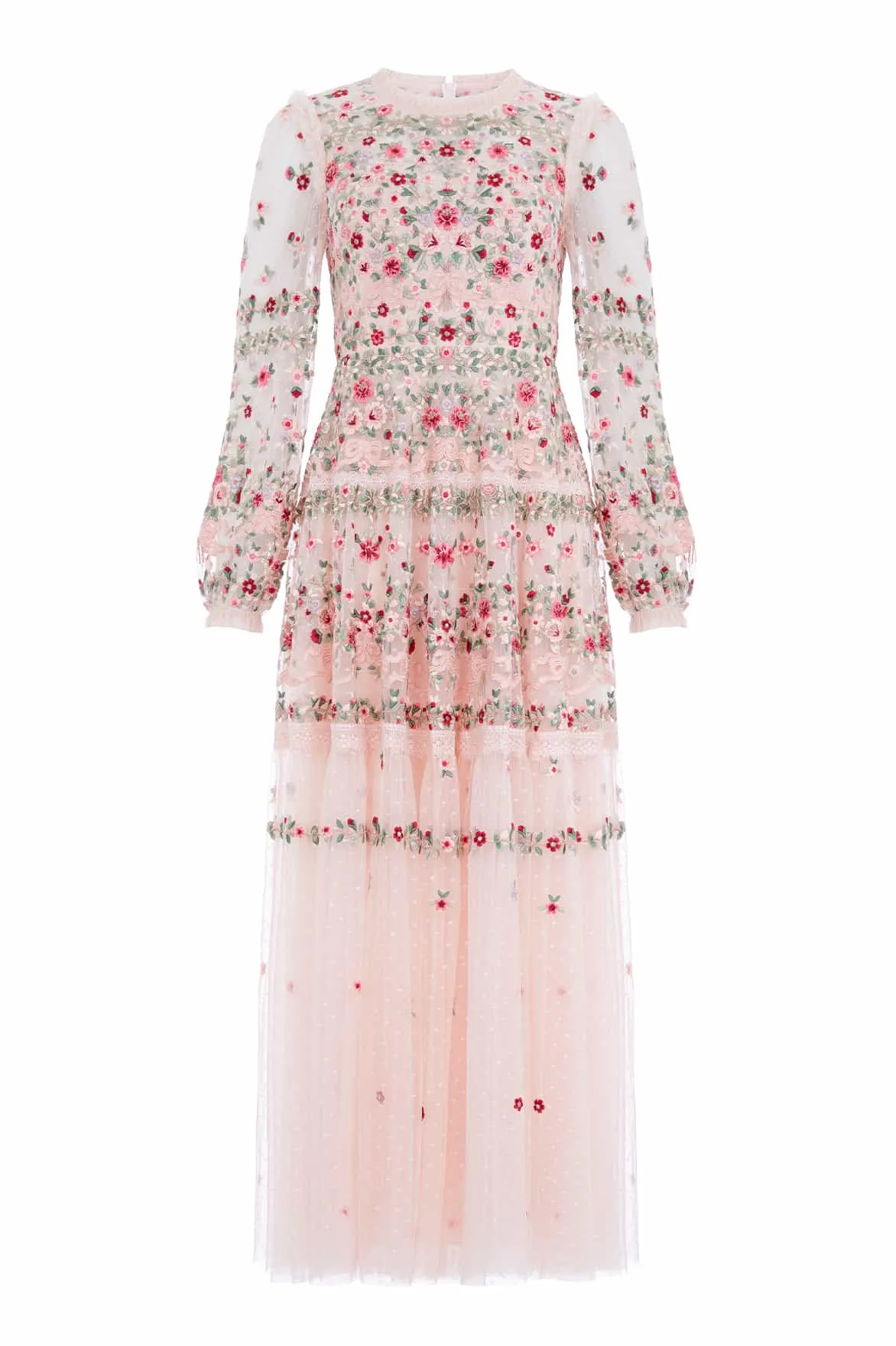 Ribbon Bouquet Gown Linen Chic