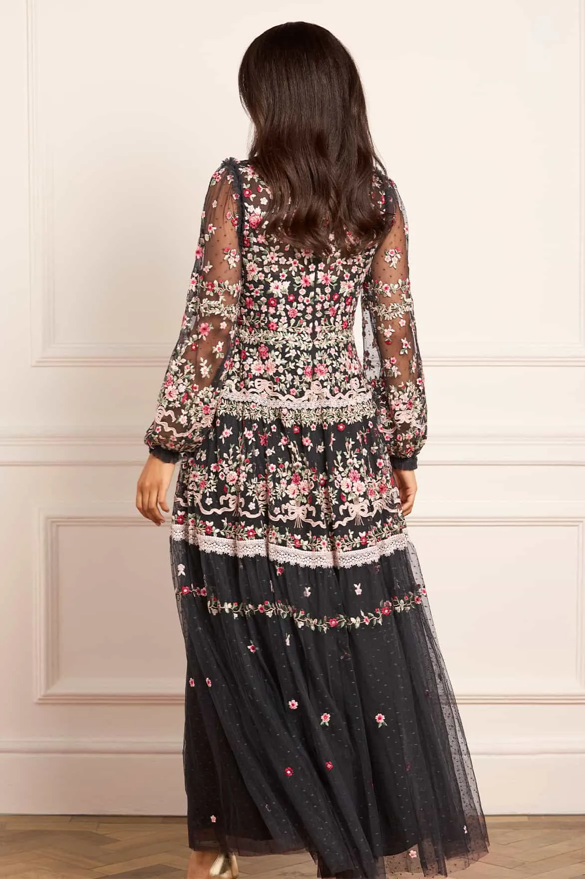 Whimsical Mood Ribbon Bouquet Gown