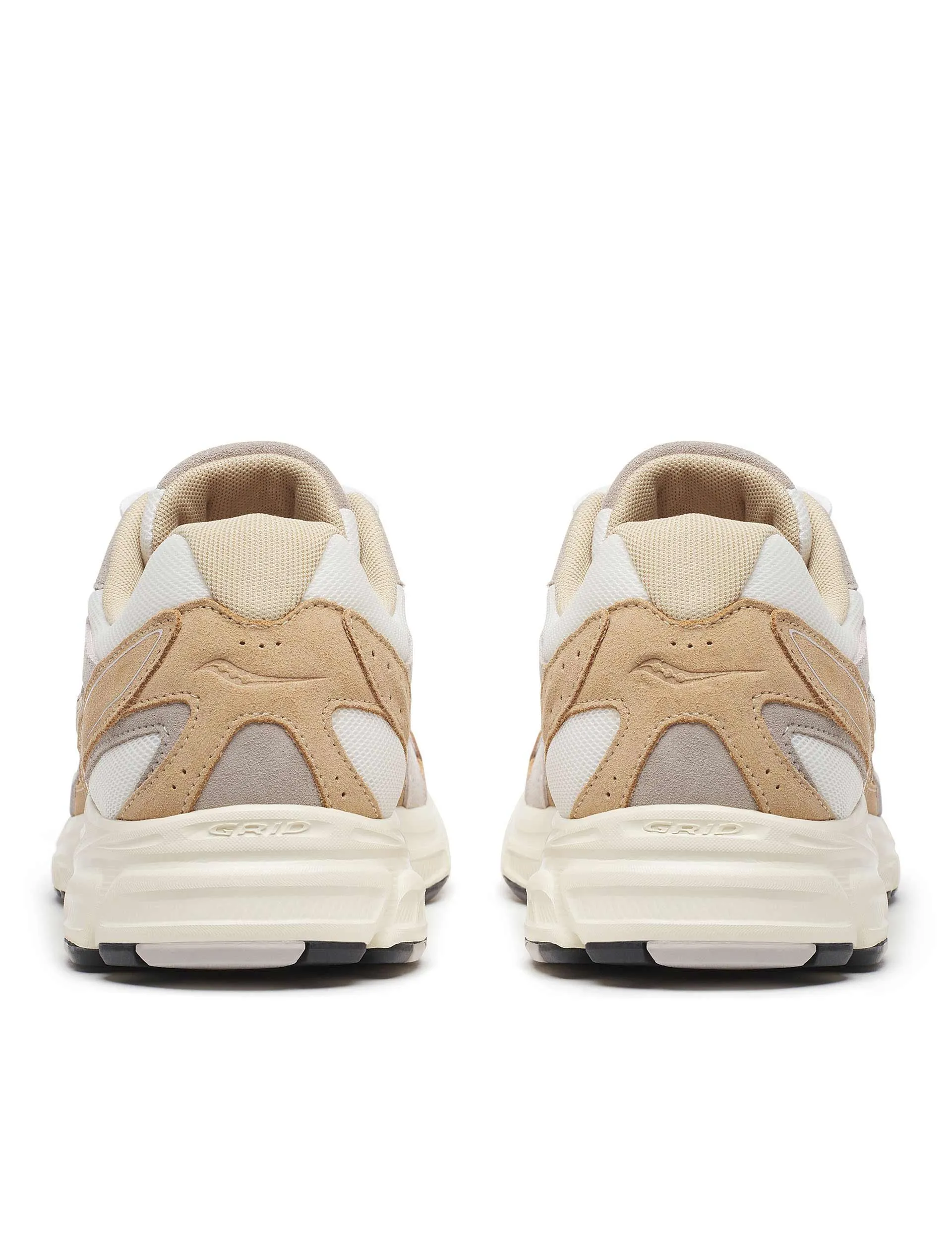 Flex Feel Walk Comfort Ride Millennium Suede - White/Sand