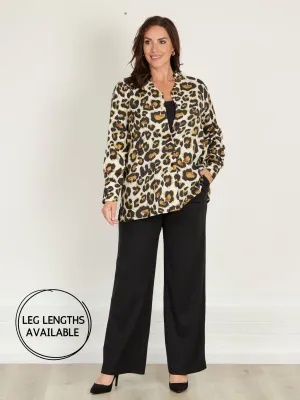 Rita Ponte Di Roma Trouser - Black Easy Motion