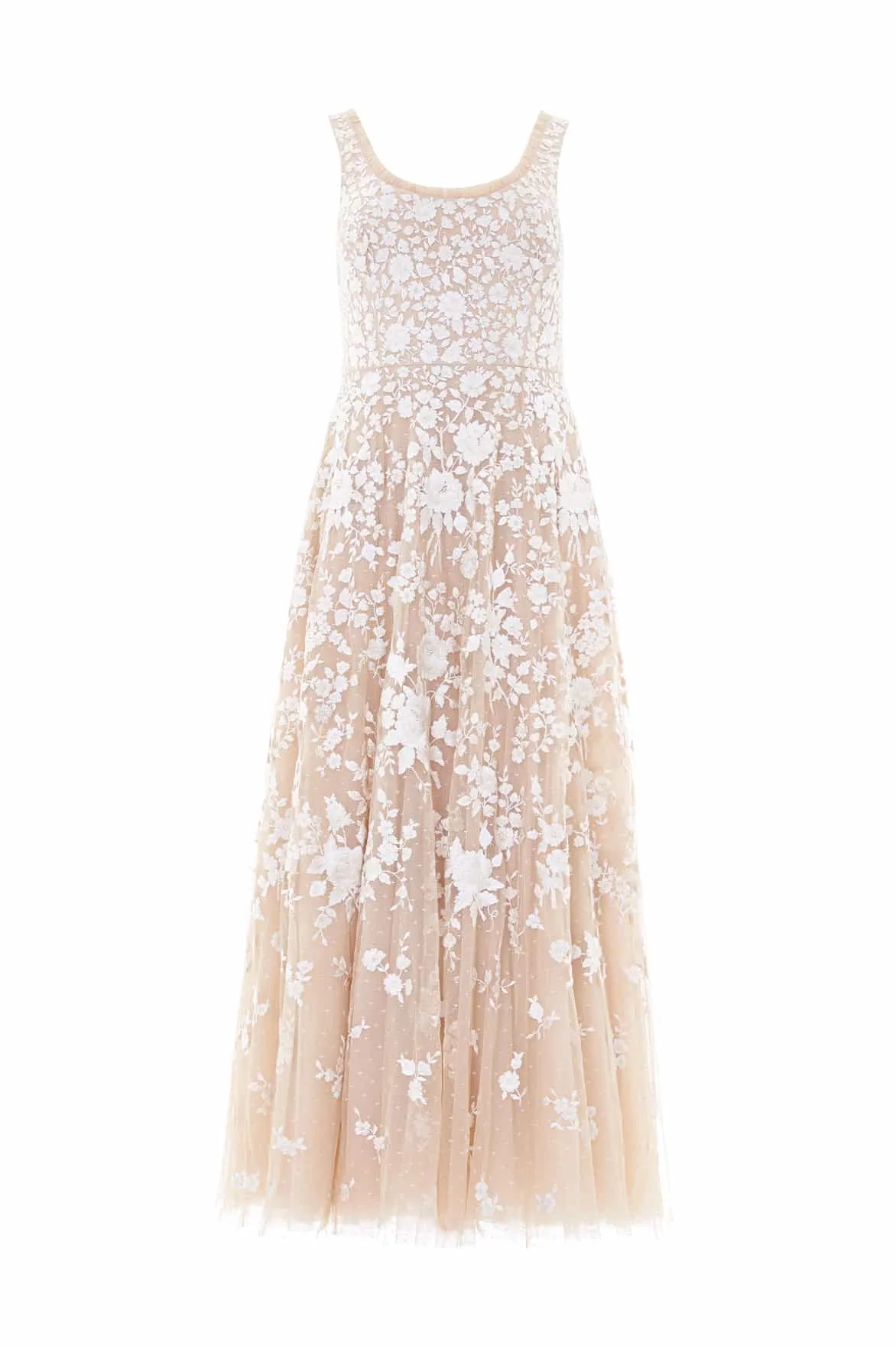 Lounge Mood Rosa Scoop Neck Ankle Gown