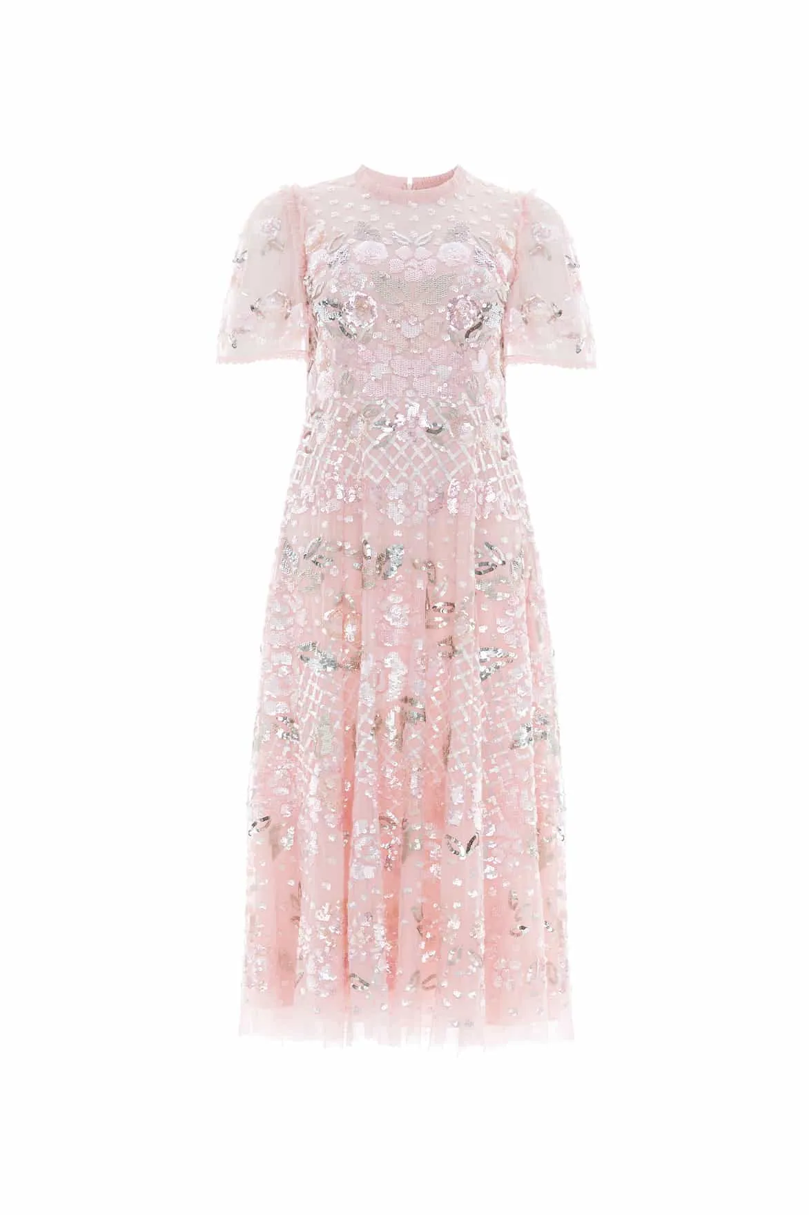 Layered Look Rosalie Short Sleeve Ballerina Dress