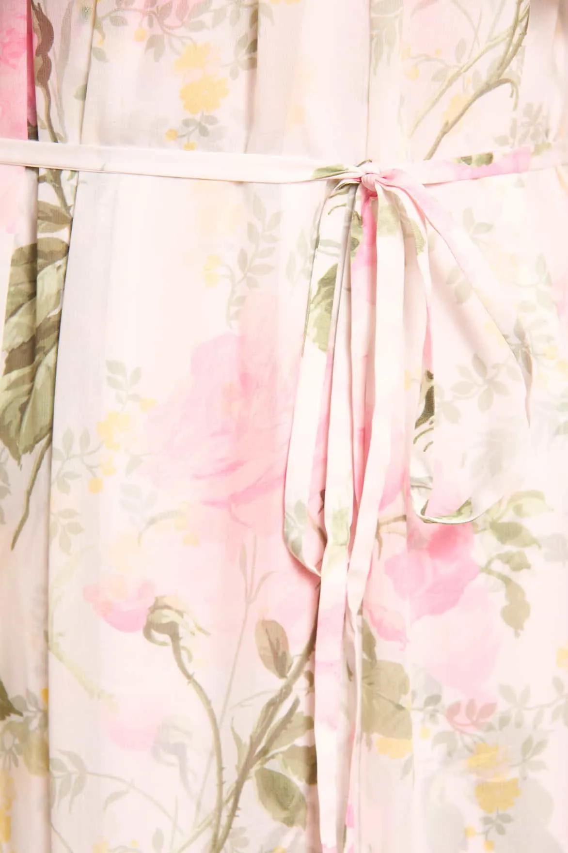 Rose Chiffon Off-Shoulder Ankle Gown Weekend Chic