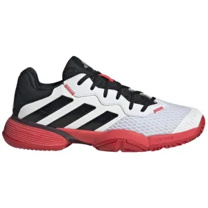 Adidas Barricade Kids Tennis Shoes Orthopedic Design Perforated Eyelet Design