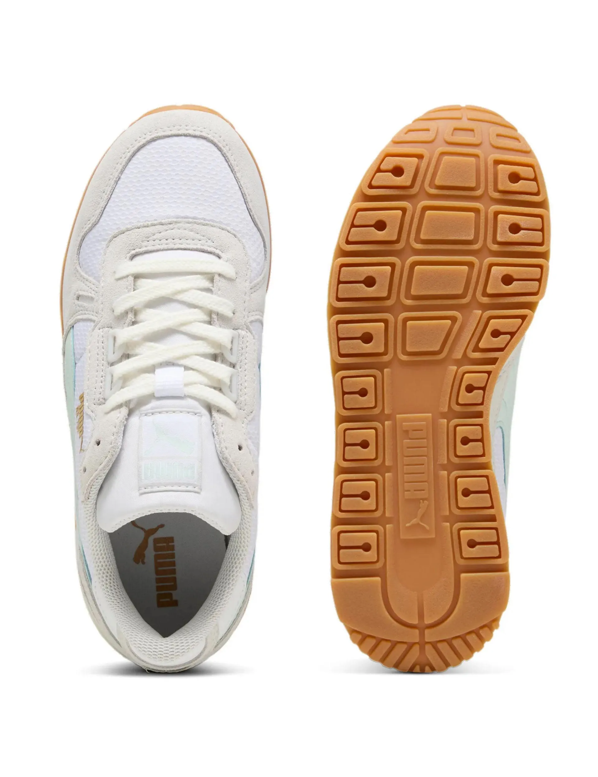 RX 737 Mesh Sneakers - White/Gum Outfit Boost Breath Panel