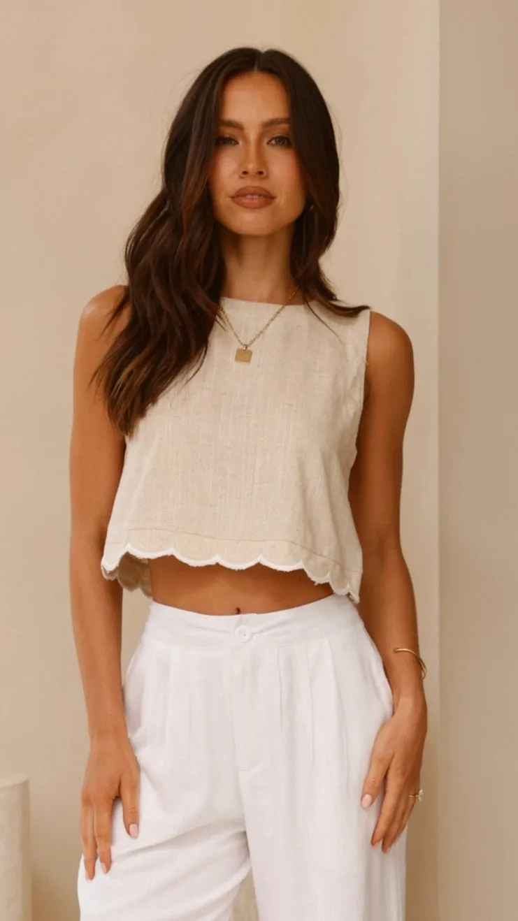 Art Core Sadie Top - Beige