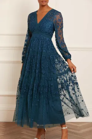 Smart Fit Shade Soft Celestia Ribbon Ankle Gown