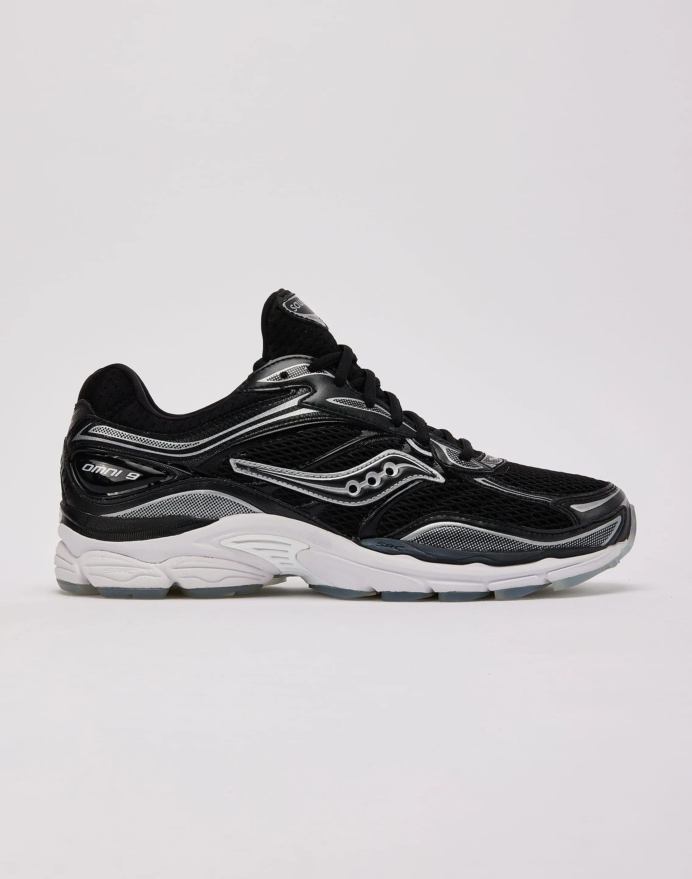 leather sole shoes Micro Groove Traction Saucony ProGrid Omni 9
