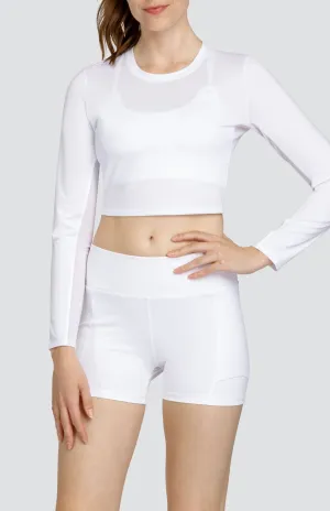 Saya Crop Top - Chalk White - FINAL SALE Easy Look